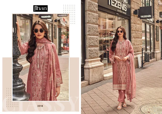 Bin Saeed Lawn Collection Vol 14 By Jihan Pakistani Salwar Suits Wholesale In India