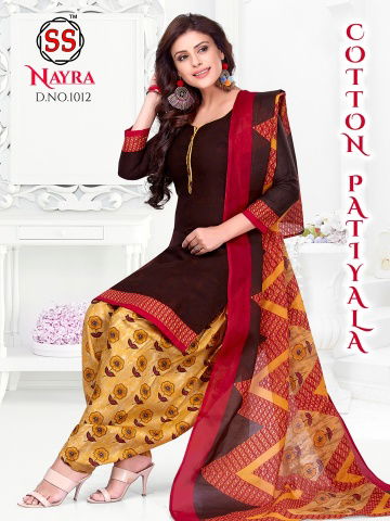 Nayra 1 Latest Fancy Designer Casual Regular Wear Pure Cotton Printed Dress Material Collection
