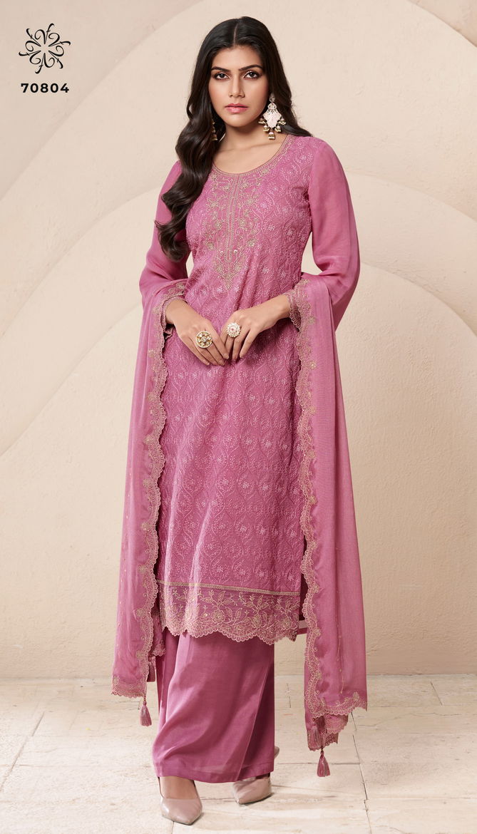 Saroj 2 By Vinay Kuleesh Organza Designer Salwar Suits Exporters In India