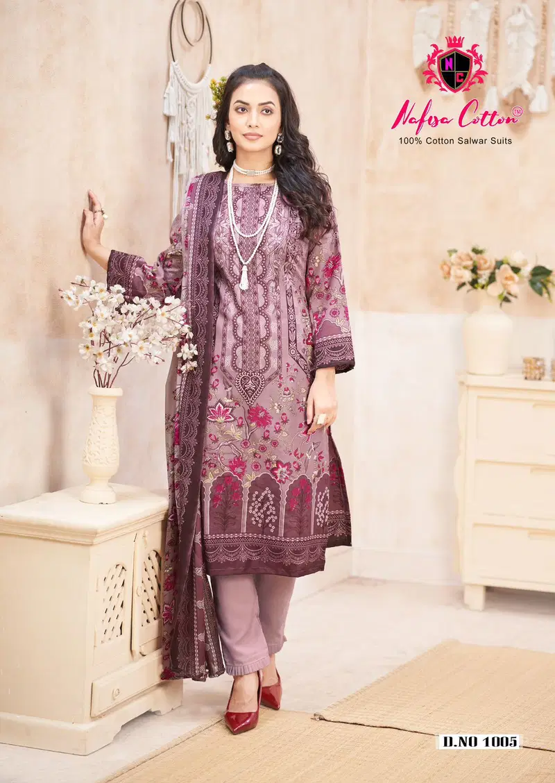 Saniya Vol-01 By Nafisa Karachi Dress Material Wholesale Market In Surat