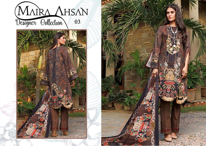 Maira Ahsan Designer Collection 1 Fancy Designer Casual Wear  Karachi Dress Material Collection
