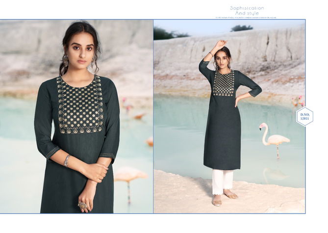 Kalaroop Shahi Designer Ethnic Wear Rayon Latest Kurti Collection