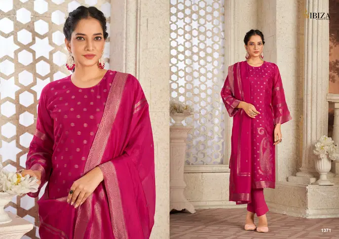 Zisa By Ibiza Designer Silk Salwar Kameez Suppliers In India