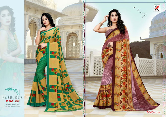 Garam Chai 102 Rennial Printed Designer Regular Wear Sarees Collection
