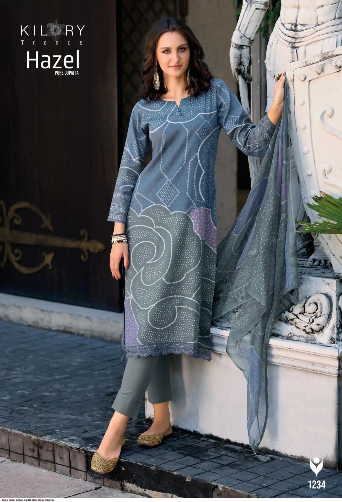 Hazel By Kilory Jam Cotton Digital Printed Salwar Kameez Exporters In India