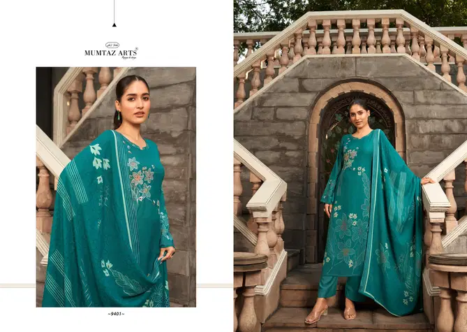 Rizwana By Mumtaz Pashmina Digital Printed Dress Material Wholesale In India