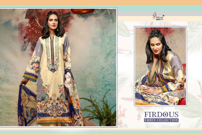 Shree Fab Firdous Urban Collection Of Latest Designer Printed Cotton Pakistani Salwar Suit 