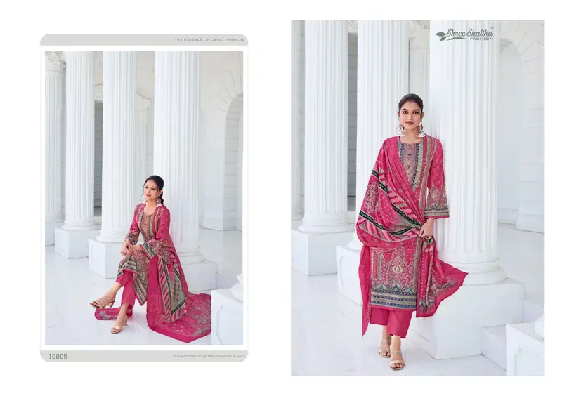 Mahjabeen Vol 10 By Shree Shalika Cotton Embroidery Salwar Suits Orders In India