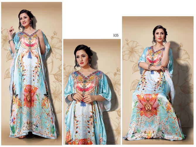 Jugnii Gazal Vol-18 Latest Exclusive Collection Digital Printed Kaftans