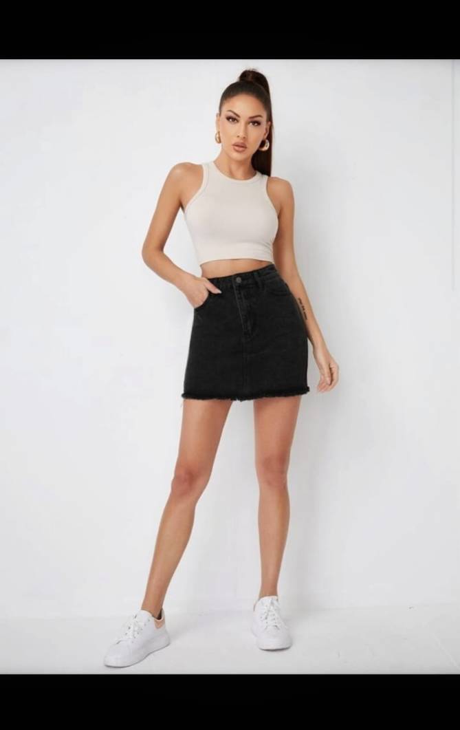 Vivda Western Party Wear Denim Skirt Catalog