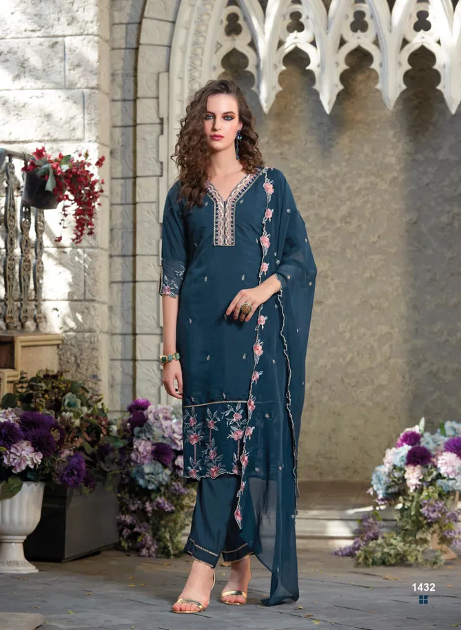 Swaara By Lady Leela Vichitra Silk Kurti With Bottom Dupatta Orders In India