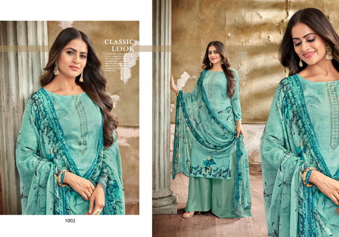 SWEETY VEERA Latest Designer Heavy Fancy Festive Wear Cambric Cotton With Swarovski Diamond Work Heavy salwar Suit Collection