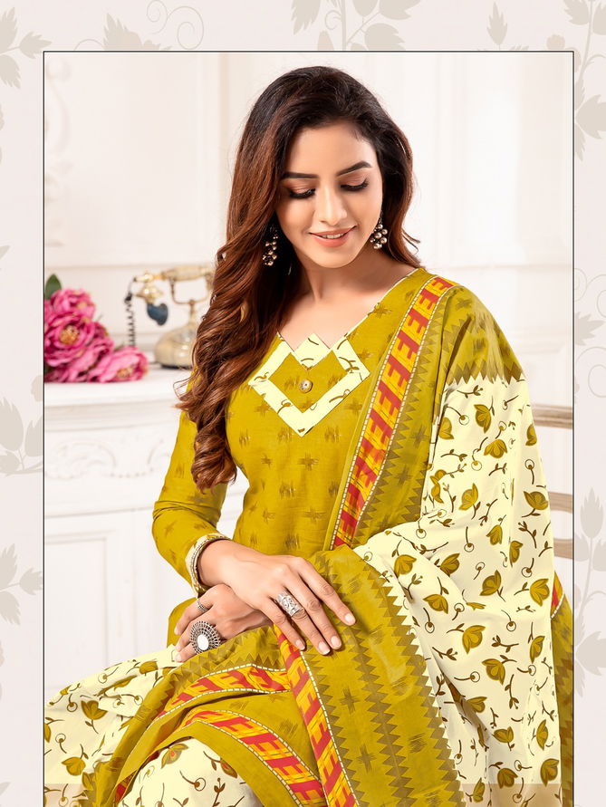 Lakhani Pranjana Patiyala 5 Latest Fancy Designer Regular Casual Wear Ready Made Printed Cotton Salwar Suit Collection
