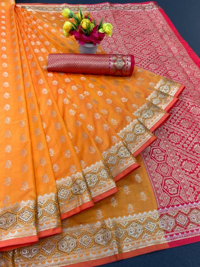 Maahi 51 Latest Fancy Party Wear Banarasi Silk Designer Saree Collection
