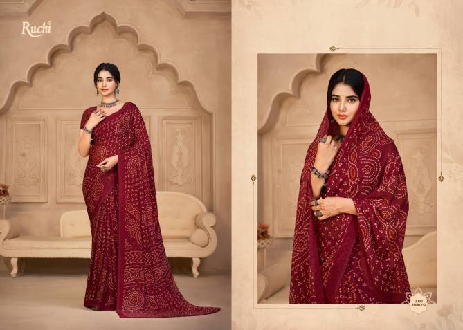 Star Chiffon 134 By Ruchi Daily Wear Sarees Wholesale Price In Surat 
