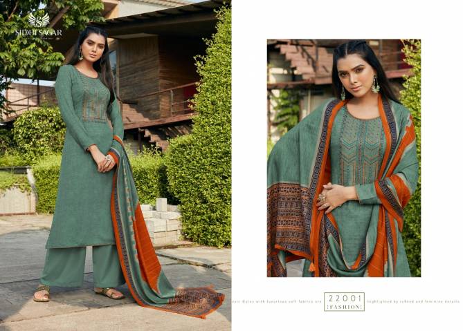 Siddhi Sagar Nagma Exclusive Casual Wear Printed Pashmina Dress Material Collection