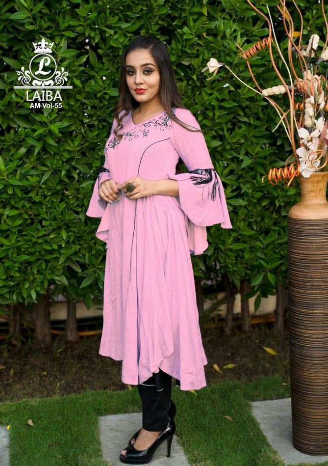 Laiba Formal Cotton Edition 55 Casual Wear Fancy Designer Pure Cotton flex Top Readymade Collection