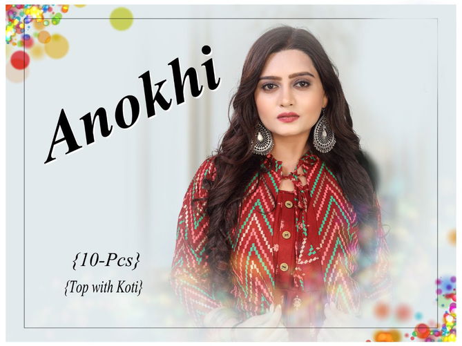 Akhand Jyot Anokhi New Ethnic Wear Rayon Printed Designer Kurti Collection