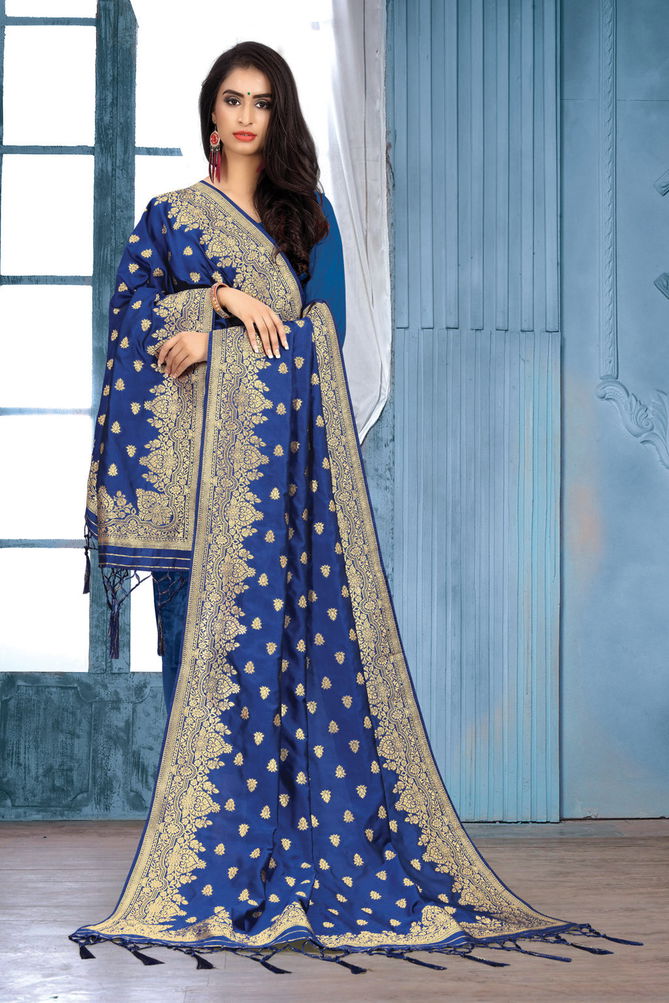 Sangam Silk Banarasi Dupatta 2 Collection Fabric And Beautiful Design Border
