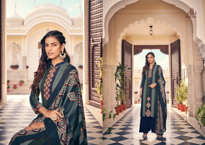 Azara Kenza Latest Pure cambric cotton designer prints with Swarovski work Top With Four Side Dupatta Dress Material Collection

