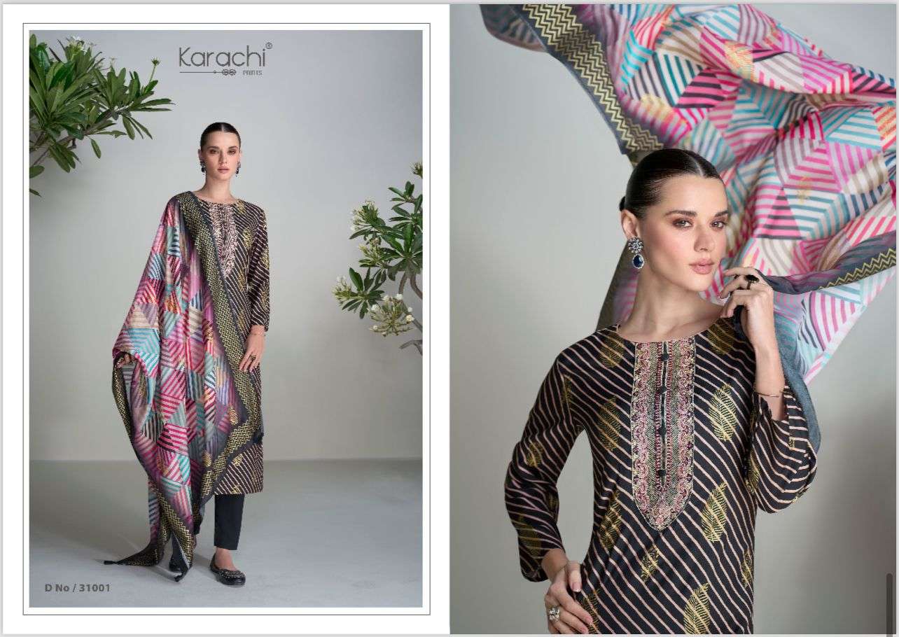 Saadgi Karachi Muslin Wholesale Dress Material Suppliers In Mumbai