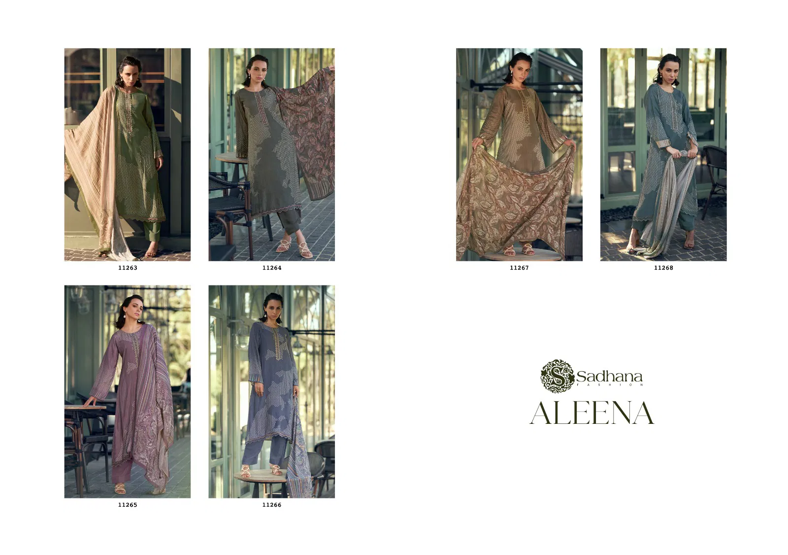 Aleena by Sadhana Muslin Silk Digital Printed Dress Material Surat Wholesale Market