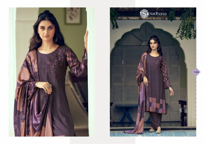 Azara By Sadhana Viscose Pashmina Printed Salwar Suits Wholesale Online