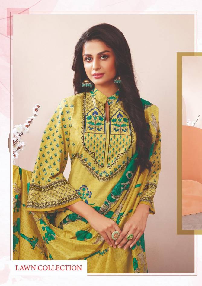 Aarvi Fashion Nur 2 Karachi Cotton Dress Material Collection
