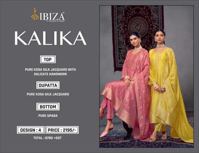 Kalika By Ibiza Kosa Silk Surat Salwar Kameez Wholesale Market