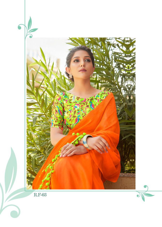 Shreyans Rpid Fire Designer Fancy Look Casual And Function Wear Saree Collection  