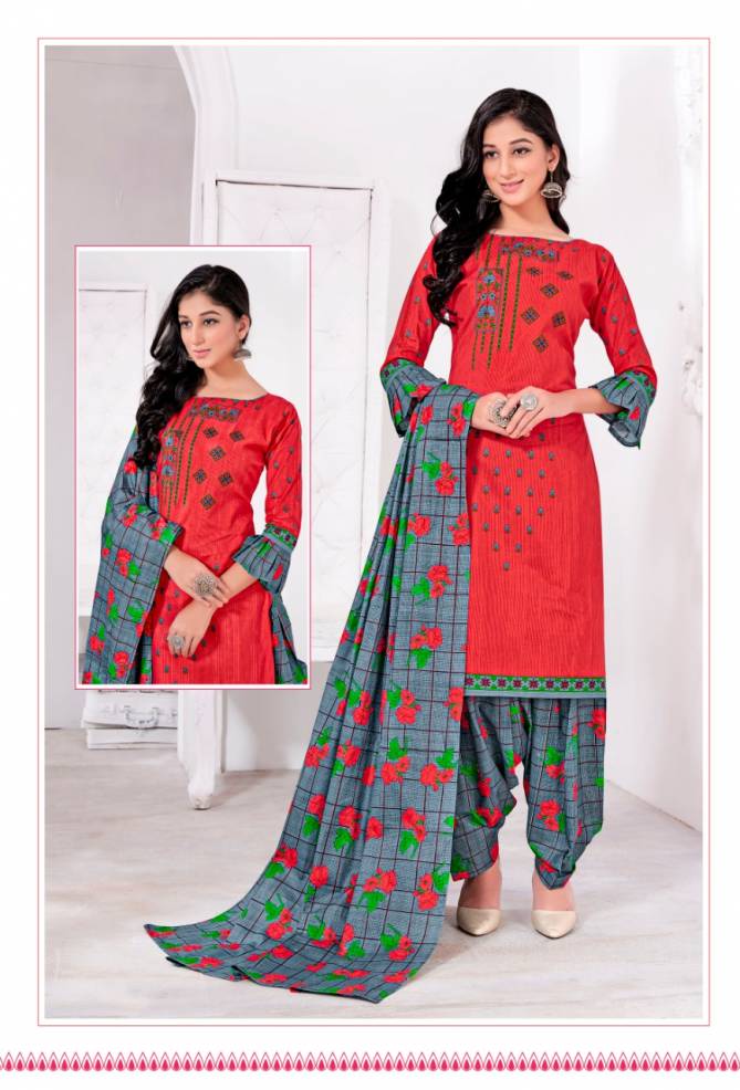Bindee Creation Kudi Patiyala Latest pure Cotton Printed Dress Material 