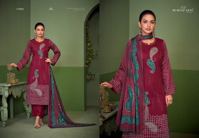 Anamika By Mumtaz Jam Silk Printed Dress Material Wholesale Price In Surat