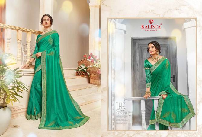 Kalishta Your Choice Exclusive Festival Wear Designer Vichitra Silk Saree Collection

