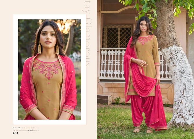 Kessi Patiyala House 83 Latest Fancy Casual Wear Jam Silk With work Designer Dress Materials Collection
