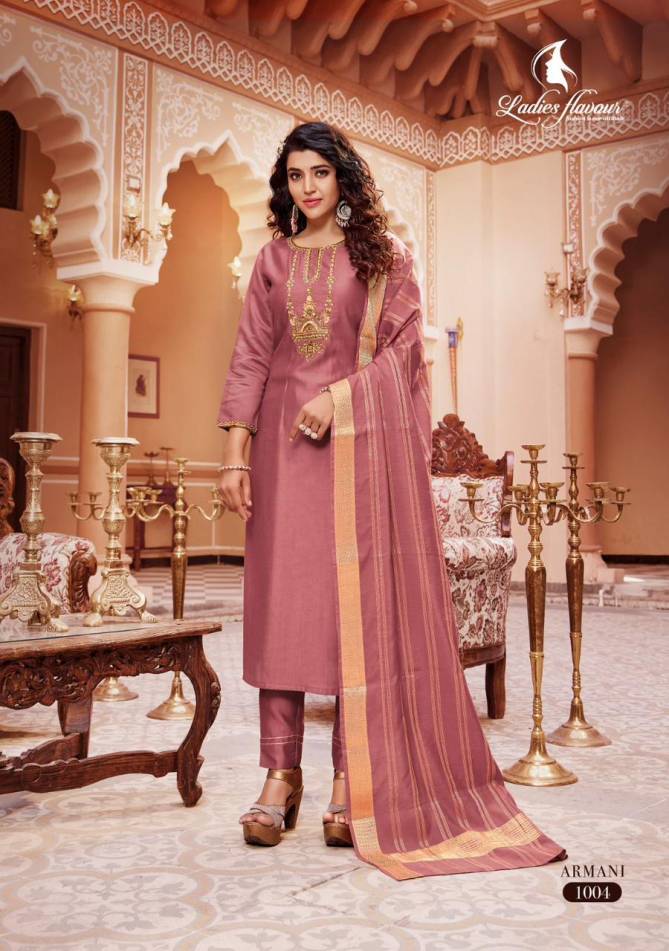 Armani By Ladies Flavour Viscose Readymade Suit Catalog
