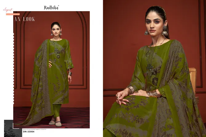 Swara By Radhika Azara Printed Cotton Dress Material Wholesale In India