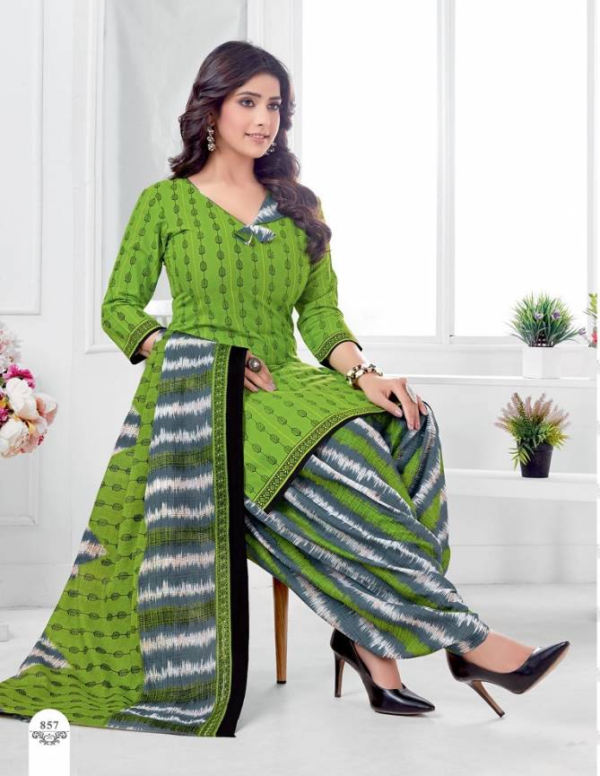 Kuber Geet Patiyala 8 Fancy Designer Latest Regular casual Wear  Pure Cotton Printed Dress Material Collection