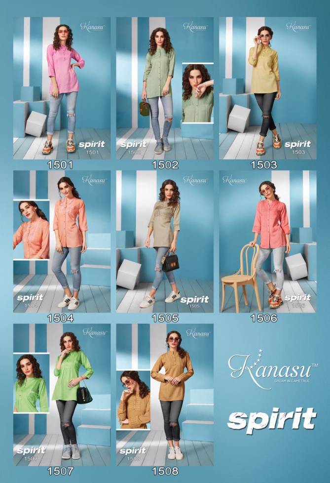 Kanasu New Launch Of Rayon Regular And Casual Wear Short Ladies Top 