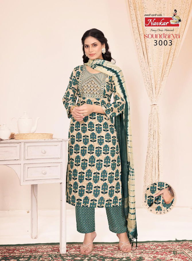 Soundarya Vol 3 By Navkar Capsule Foil Printed Kurti With Bottom Dupatta Orders In India