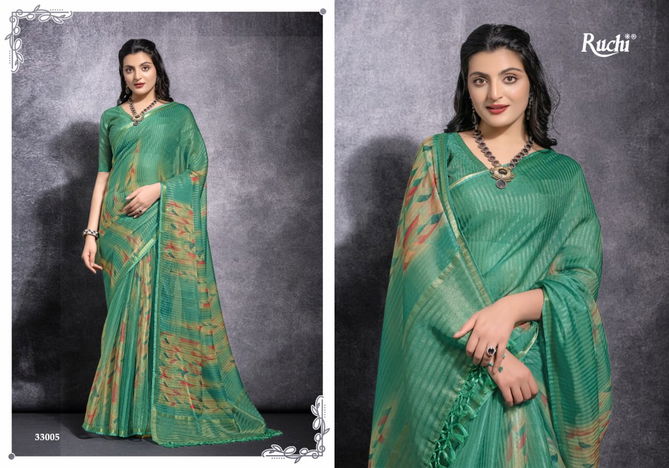 Kamyaa By Ruchi Linen Silk Printed Wholesale Saree Suppliers In Mumbai