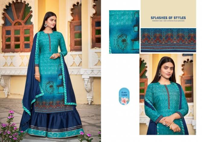 Kalaroop Venue 3 latest fancy Pure Digital Rayon Print Ethnic Wear Readymade Collection
