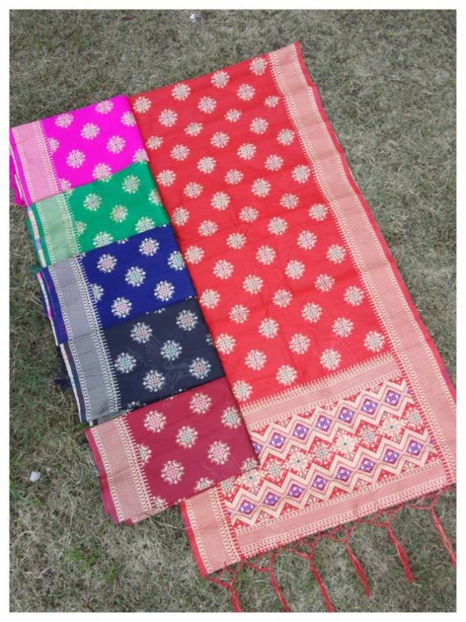 Zarika Dupatta Collection Banarasi Silk Fabric And Beautiful Design Border