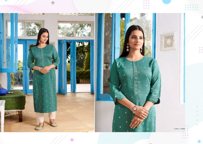 Kalaroop Kaira New Designer Party Wear Rayon Latest Kurti Collection