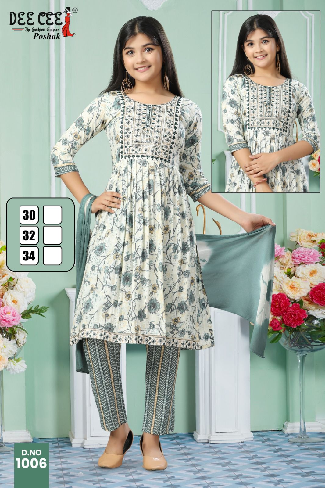 Poshak By Deecee Kids Girl Wear Kurti With Bottom Dupatta Wholesale In India