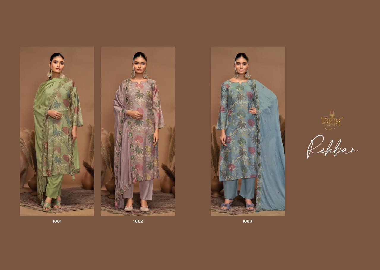 Rehbar By Rang Viscose Digital Printed Wholesale Dress Material Suppliers In Mumbai