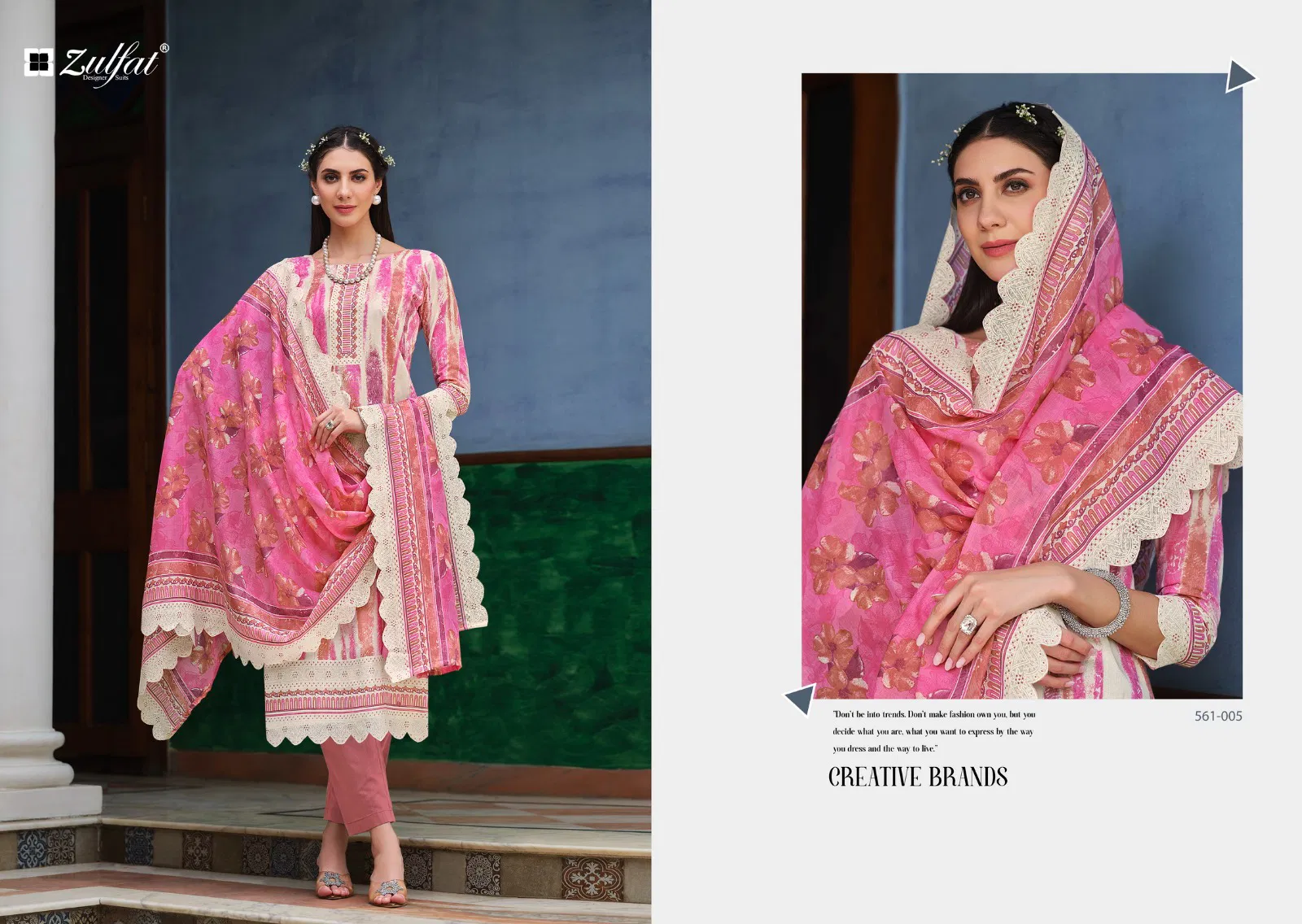 Farhana Vol 8 By Zulfat Cotton Printed Pakistani Dress Material Orders In India