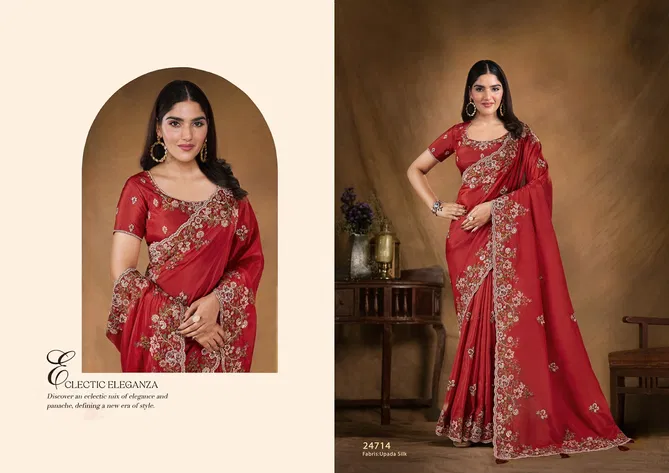 Tarini Mohmanthan Royal By Mahotsav Designer Party Wear Saree Suppliers In India