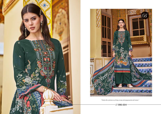 Riwayat Vol 7 By Belliza Viscose Rayon Printed Dress Material Exporters In India 