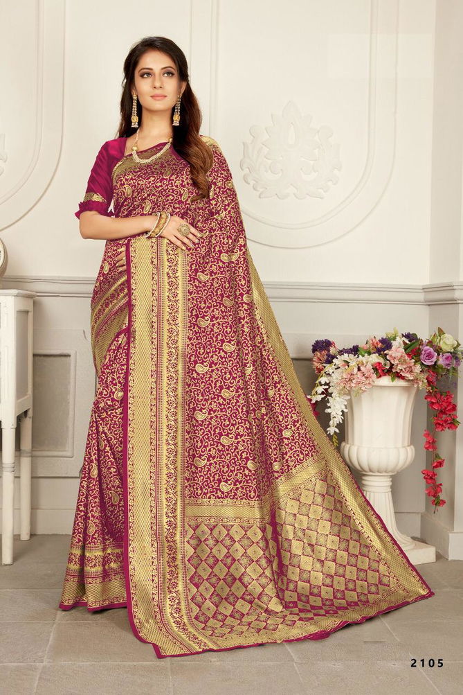 New Bridal Party wear and Designer Wedding Saree Collection with Rich Look Pallu and Beautiful Border Woven Silk Saree Collections