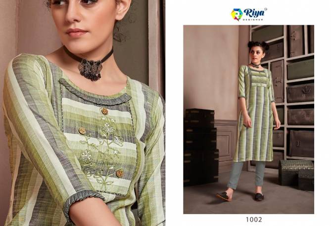 PK FASHION RAINBOW VOL-3 Latest fancy Casual Wear Heavy Cotton Linen Hand loom With Kalimudi Hand Work Kurti With Bottom Collection